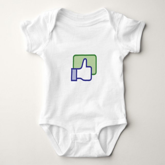 Den Facebook något liknande knäppas Tee (Framsida)