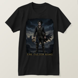 Den Fallna Kungen Gothic Mörk Fantasy Design T Shirt