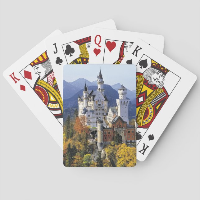 Den fantasifulla Neuschwanstein är en av tre Casinokort (Baksidan)