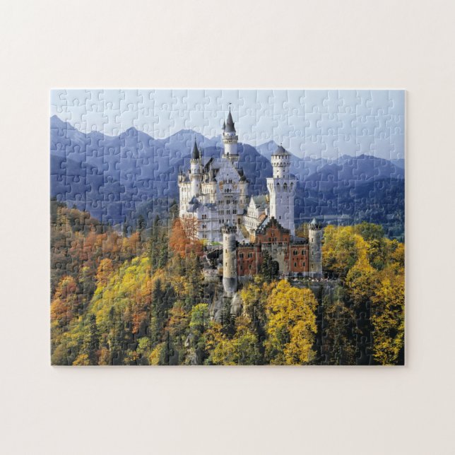 Den fantasifulla Neuschwanstein är en av tre Pussel (Horisontell)