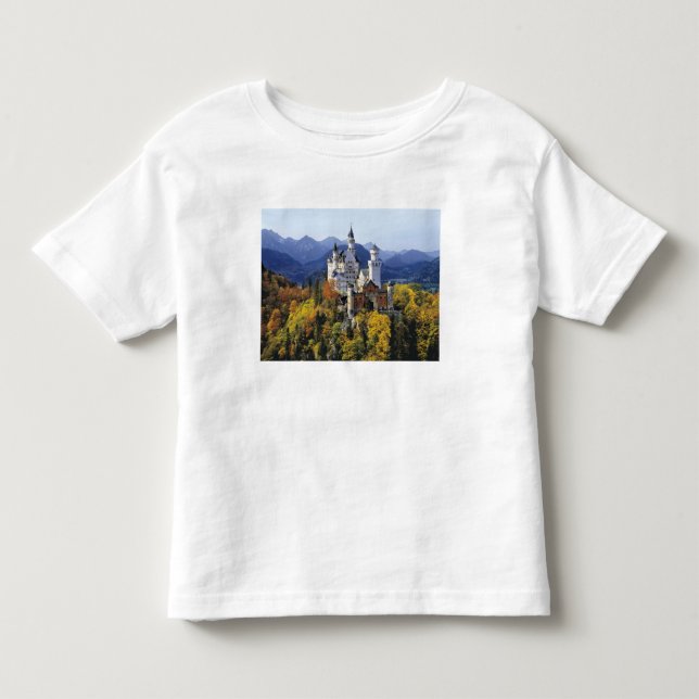 Den fantasifulla Neuschwanstein är en av tre Tee Shirt (Framsida)