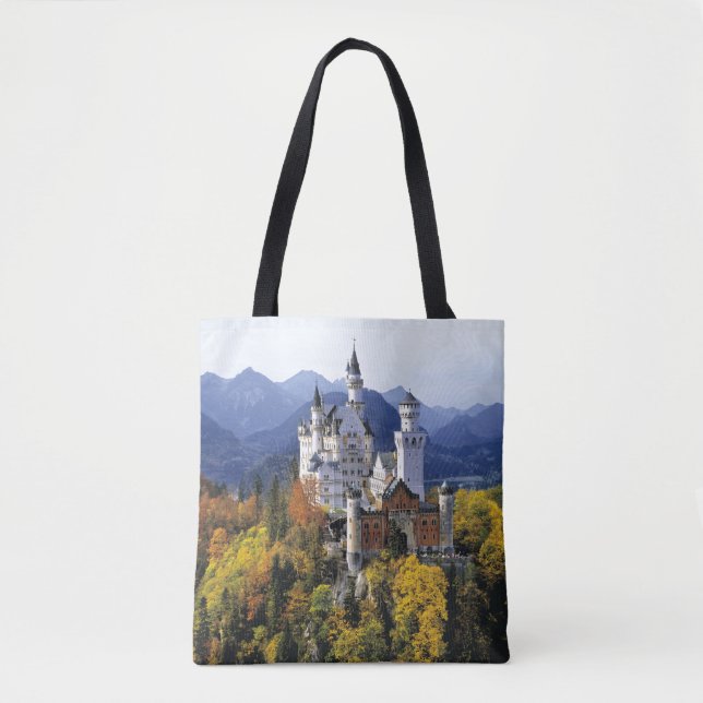 Den fantasifulla Neuschwanstein är en av tre Tygkasse (Framsida)