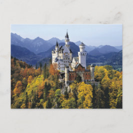 Den fantasifulla Neuschwanstein är en av tre Vykort