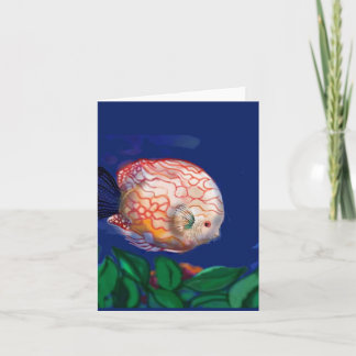Den fantastiska fisken anteckningskort