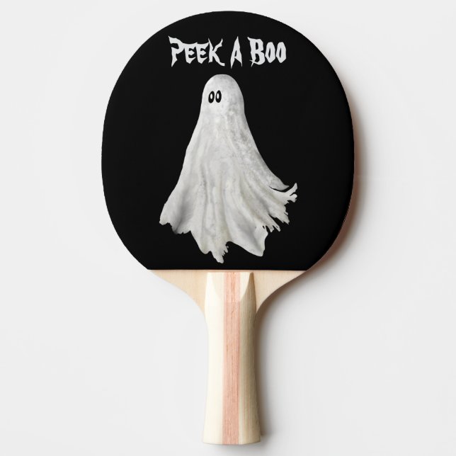 Den fantastiska Ghost från Halloween Teckning Pingisracket (Framsidan)