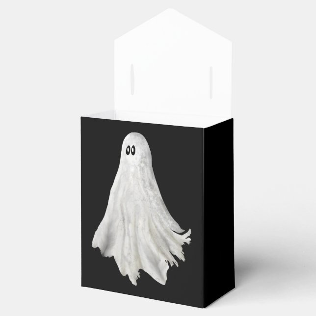 Den fantastiska Ghost från Halloween Teckning Presentaskar (Öppnad)