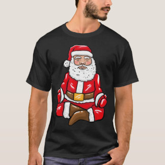 Den fantastiska juldagen Jultomten Meditating Yoga T Shirt