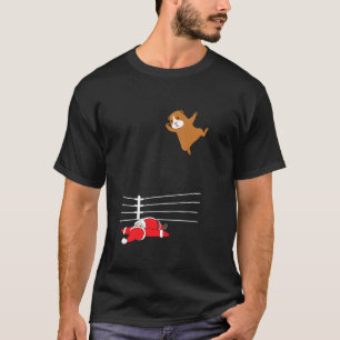 Den fantastiska julen Julafton Wrestling Jultomten T Shirt