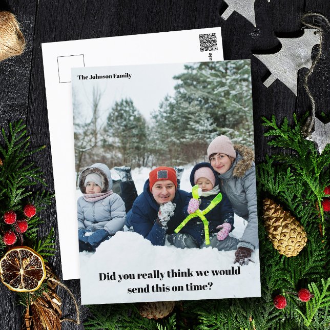 Den fantastiska julfamiljen Procrastination Belet Vykort (Skapare uppladdad)