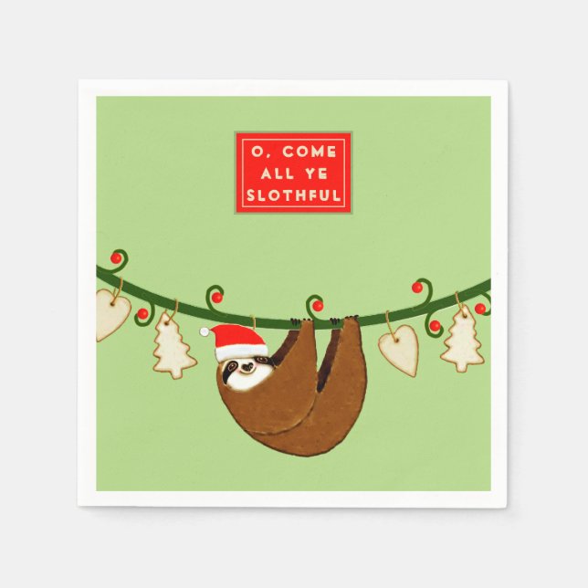 Den fantastiska Julfesten Jul Pappersservett (Framsidan)