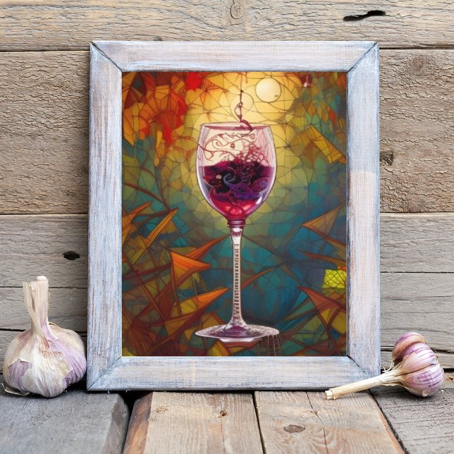 Den fantastiska Pour Vin Art Poster (Skapare uppladdad)