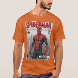 Den fantastiska SpiderMan-serietidningsboken Desig T Shirt