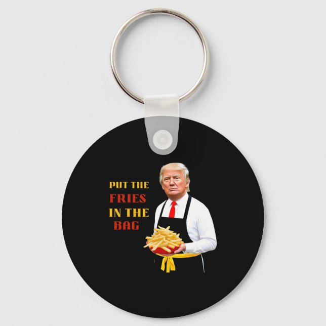 Den fantastiska Trump Fast Food satte färjan i säc Nyckelring (Framsida)