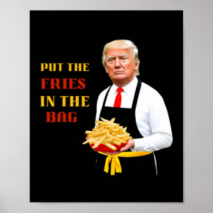 Den fantastiska Trump Fast Food satte färjan i säc Poster