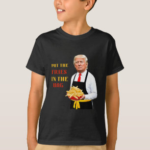 Den fantastiska Trump Fast Food satte färjan i säc T Shirt