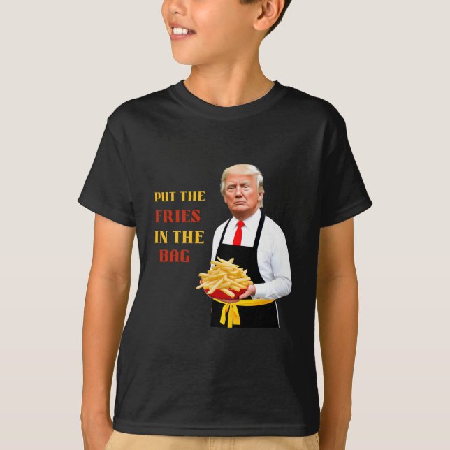 Den fantastiska Trump Fast Food satte färjan i säc T Shirt (Framsida)
