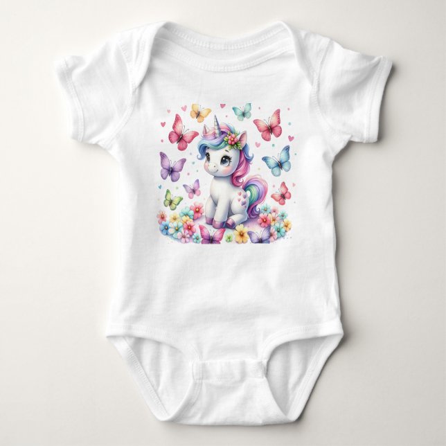 Den fantastiska Unicorn: en värld av Färg och dröm T Shirt (Framsida)