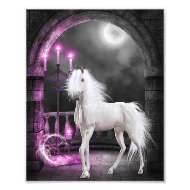Den fantastiska Unicorn Fototryck (Framsidan)