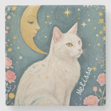 Den fantastiska vitkatten med Grönt Ögon