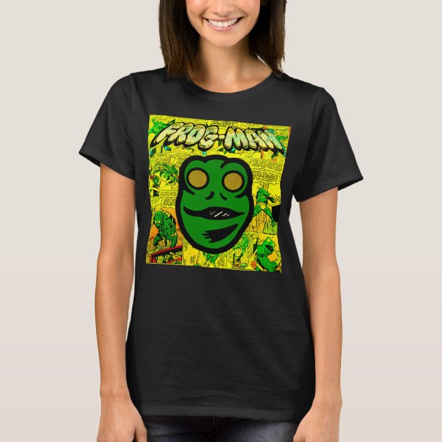 Den fantastiske grodmannen t shirt (Framsida)