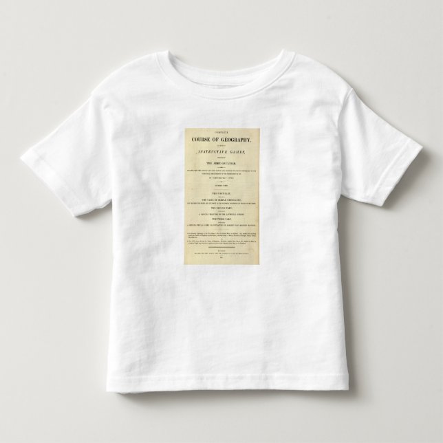 Den färdiga titelsidan jagar av geografi t-shirt (Framsida)