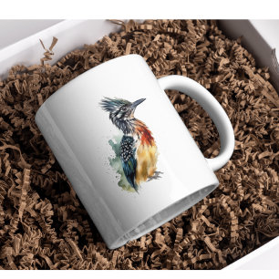 Den färgade Springerna, vattenfärgsroadrunner Kaffemugg