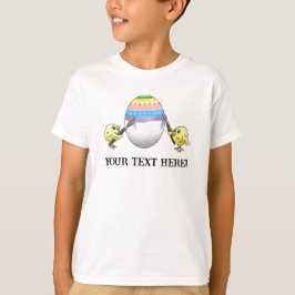 Den färgglada påskägget från hönsen t shirt