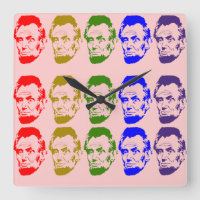 Den färgrika Abe Lincoln väggen tar tid på