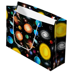 Den färgrika astronomiutrymmegåvan hänger lös