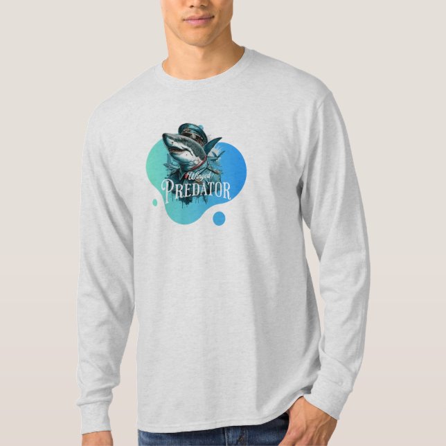 Den Färgrika Bevingade Rovdjuret Långärmad T-Shirt (Framsida)