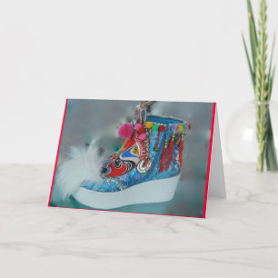 Den färgrika Cantoneseoperan skor Kort