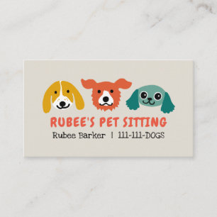 Den färgrika hunden vänder mot älskare för det visitkort
