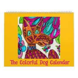 Den Färgrika Hundkalendern Kalender
