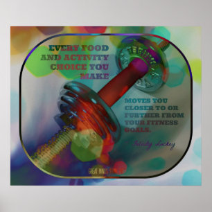 Den färgrika idrottshallaffischen med väger 016 poster