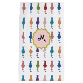 Den färgrika kattMonogramgåvan hänger lös