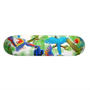 Den färgrika macawen mekaniskt säga efter mini skateboard bräda 18,7 cm