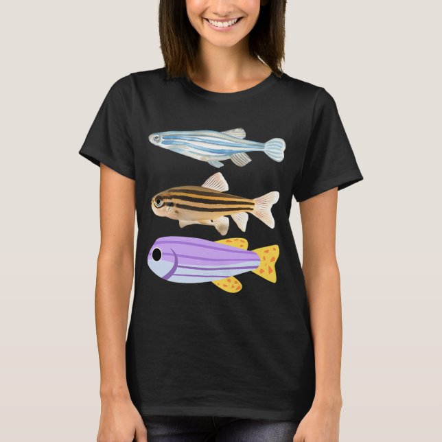 Den färgrika sebrafiskens skönhet t shirt (Framsida)