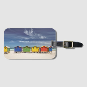 Den färgrika stranden inhyser Muizenberg, Bagagebricka