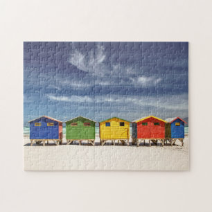 Den färgrika stranden inhyser Muizenberg, Pussel