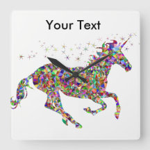 Den färgrika unicornen tar tid på