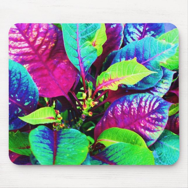Den färgrika violeten planterar Mousepad Musmatta (Framsidan)