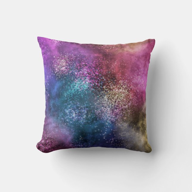 Den färgstarka galaxen kudde (Framsida)
