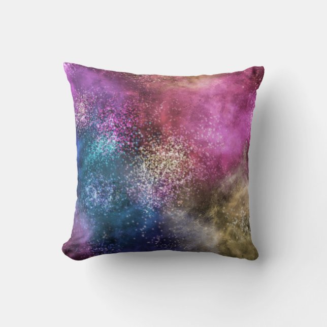 Den färgstarka galaxen kudde (Framsida)