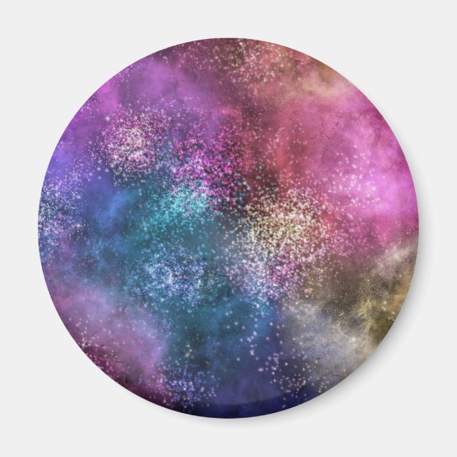 Den färgstarka galaxen magnet (Framsidan)