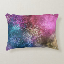 Den färgstarka galaxen prydnadskudde
