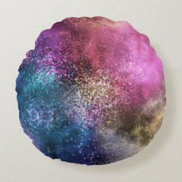 Den färgstarka galaxen rund kudde