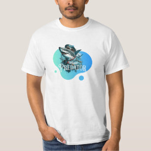 Den färgstarka illustrationen Winged Predator T-Sh T Shirt