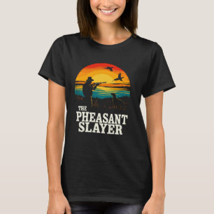 Den fasansfulla skiktjakten på jakt på fasasant t shirt