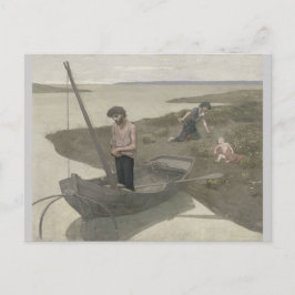 Den fattige fiskaren av Puvis de Chavannes Vykort