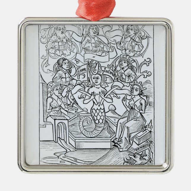 Den Fay Melusinen Julgransprydnad Metall (Framsidan)
